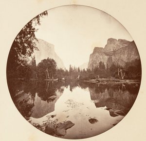 [Yosemite nasjonalpark, California], ca. 1878. av Carleton Emmons Watkins