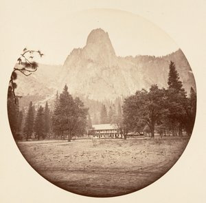 [Yosemite nasjonalpark, California], ca. 1878. av Carleton Emmons Watkins
