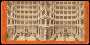 Palace Hotel, S.F., interiørutsikt
