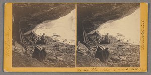 Under Upper Yosemite Fall av Carleton Watkins