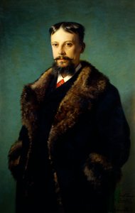 Portrett av Alfonso Serbatisti, av Carlo Ademollo (1824-1911), olje på lerret