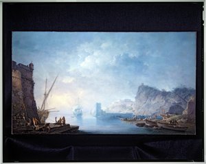Kystlandskap av Carlo Bonaria or Bonavia
