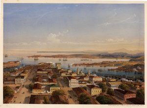 Generell utsikt over Sevastopol, 1856 av Carlo Bossoli