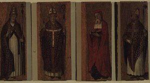St. Gregory, St. Ambrose, St. Augustine, St. Jerome (polyptyk)