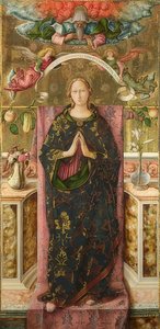 Den ulastelige unnfangelsen. 1492 av Carlo Crivelli