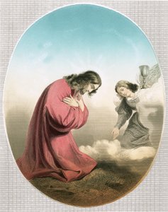 Engel som viser seg for Kristus av Carlo Dolci