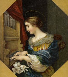 Saint Cecilia spiller orgel