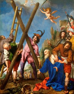 St Andrew ber før hans martyrium, 1643. av Carlo Dolci