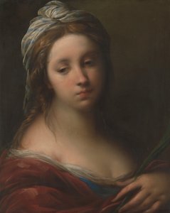 En kvinnelig martyrhelgen, ca. 1650.