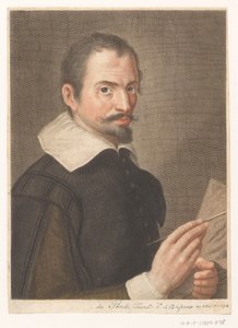 Portrett av kunstneren Francesco Bassano II Portretter av artister (serietittel)