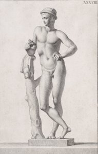 Statue av Merkur, 1734