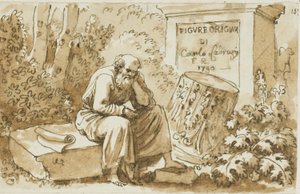 Skisse for Frontispice til Figur Originali av Carlo Labruzzi