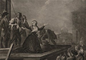 Madame Élisabeth de France, søster til kongen, før giljotinen 10. mai 1794, ca. 1795