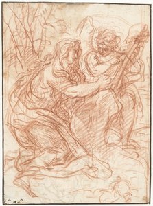 Maria Magdalena som tilber korset av Carlo Maratta