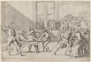Martyrium av Saint Andrew av Carlo Maratta after Domenichino