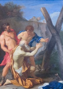 Martyrium av Saint Andrew, C1600-tallet (olje på kobber) av Carlo Maratta or Maratti