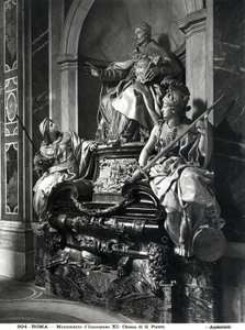 Monument til pave Innocent XI, ca. 1697 (marmor) av Carlo Maratta or Maratti