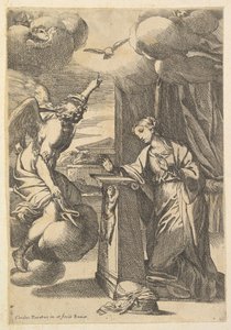 Kunngjøringen. av Carlo Maratta or Maratti