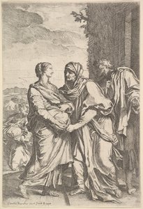 Besøket. av Carlo Maratta or Maratti