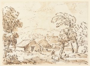 En bondebolig og et slott i fjellbygd av Carlo Marchionni