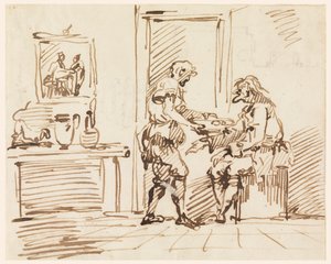 En sjangerscene av Carlo Marchionni