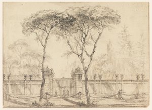 Ved porten til en villa av Carlo Marchionni