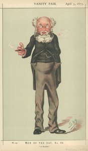 Mr Anthony Trollope, A novelist, 5. april 1873, Vanity Fair tegneserie av Carlo Pellegrini