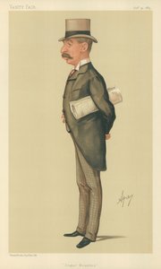 Mr Charles Thomson Ritchie, Sugar bounties, 31. oktober 1885, Vanity Fair tegneserie av Carlo Pellegrini