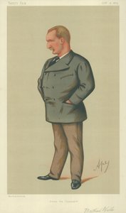 Mr Matthew Webb, Swam the Channel, 9. oktober 1875, tegneserie Vanity Fair av Carlo Pellegrini
