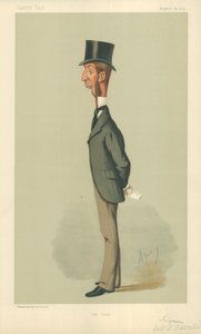Mr Rowland Winn, The lash, 29. august 1874, Vanity Fair tegneserie av Carlo Pellegrini