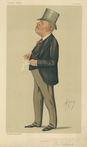 Mr Thomas Sutherland, P und O, 22. oktober 1887, tegneserie Vanity Fair av Carlo Pellegrini
