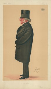 Philip-Henry Stanhope Stanhope, A Noble Writer, 23. mai 1874, Vanity Fair tegneserie av Carlo Pellegrini