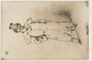 Portrett av Whistler av Carlo Pellegrini