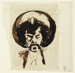 Portrett av Whistler av Carlo Pellegrini