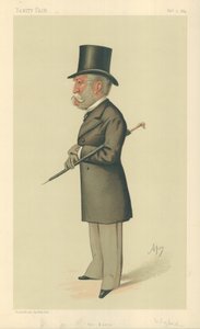 Sir Charles Lennox Wyke, The Baron, 9. februar 1884, tegneserie Vanity Fair av Carlo Pellegrini