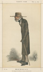 The Diogenes of the Modern Corinthians uten badekaret hans, Thomas Carlyle (Vanity Fair-serien) av Carlo Pellegrini