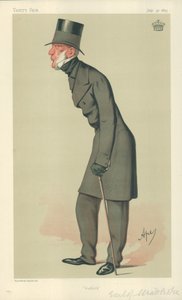 The Earl of Stradbroke, Suffolk, 31. juli 1875, Vanity Fair tegneserie av Carlo Pellegrini