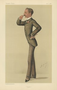 Den ærede Sidney Herbert (farge litho) av Carlo Pellegrini