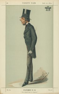 Markisen av Westminster, den rikeste mannen i England, 16. juli 1870, tegneserie Vanity Fair av Carlo Pellegrini
