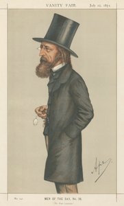 The Poet Laureate, Lord A. Tennyson (Vanity Fair-serien) av Carlo Pellegrini