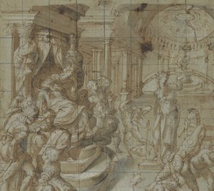 Martyrdommen til St. Katarina av Alexandria, 1560-70. av Carlo Portelli