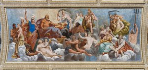 Samling av gudene til Olympus av Carlo Santner
