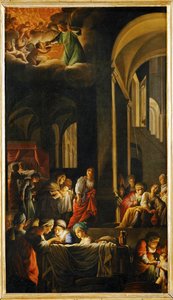 Jomfru Marias fødsel - Jomfru Marias fødsel ... av Carlo Saraceni