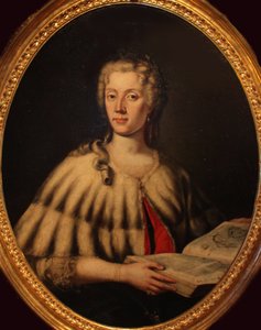 Portrett av Laura Bassi 1711-1778, midten av det 18. århundre.
