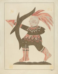 Indian Weather Vane, ca. 1936. av Carol Larson