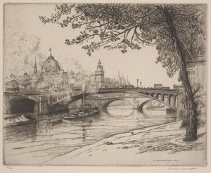 Notre Dame-broen, Paris av Caroline Armington