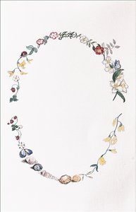Jane Austen Garland, 2008 (wc og blyant på papir) av Caroline Hervey Bathurst