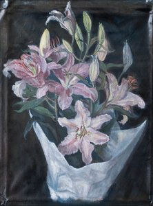 Lillies fra markedet, 2008 av Caroline Hervey Bathurst