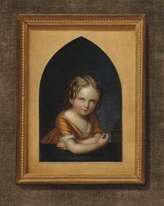 Portrett av et barn av Caroline Sattler Tridon