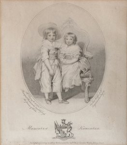 Portrett av grev Mikhail Semyonovich Vorontsov 1782-1856 og grevinne Ekaterina Semyonovna Voront